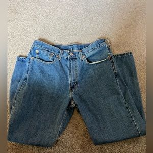 Levi Mens Jeans, Straight Leg, Size 34Wx29L